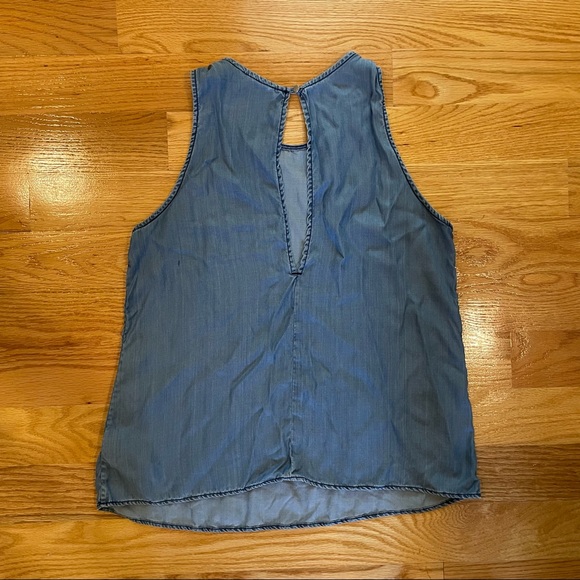 GAP Denim Flowy Tank Top - Picture 2 of 2